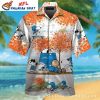 Autumn Playbook – Los Angeles Chargers Snoopy Thematic Hawaiian Shirt