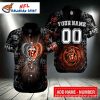 Bengals Gothic Heart Personalized Hawaiian Shirt – Dark Romance Aloha Style