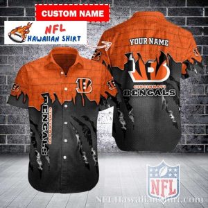 Bengals Rugged Claw Mark Customizable Hawaiian Shirt – Wild Spirit Aloha Wear