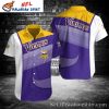 Bold Play White And Purple Minnesota Vikings Hawaiian Shirt