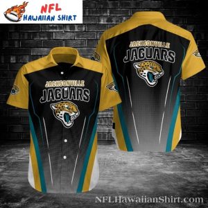 Bold Stripe Jacksonville Jaguars Aloha Shirt – Team Spirit Design