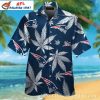 Botanical Blues New England Patriots Hawaiian Shirt