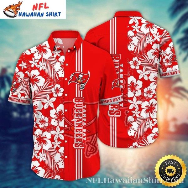 Buccaneers Hawaiian Hibiscus Elegance Tampa Bay Shirt