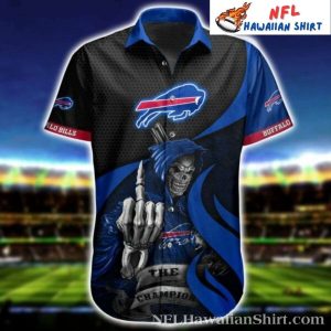 Buffalo Bills Champion Spirit Skull Hawaiian Shirt