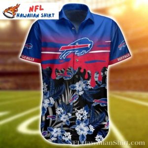 Buffalo Bills Floral Fantasy Blue Hawaiian Shirt