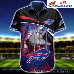 Buffalo Bills Logo Print Hawaiian Shirt – Perfect Gear For Game Day!