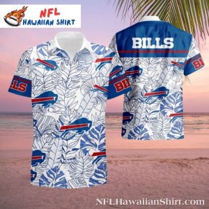 Buffalo Bills Lush Foliage Print Aloha Shirt For Fans