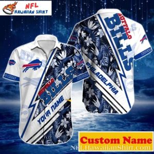 Buffalo Bills Tropical Night Bloom Hawaiian Shirt For Men