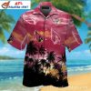 Cardinals Skyline Silhouette – Arizona Cardinals Tropical Hawaiian Shirt