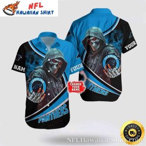 Carolina Panthers Ghostly Quarterback Custom Hawaiian Shirt