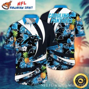 Carolina Panthers Night Pineapple Party Hawaiian Shirt