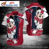 Cartoon Fanfare – Animated Character Houston Texans Mickey Hawaiian Shirt