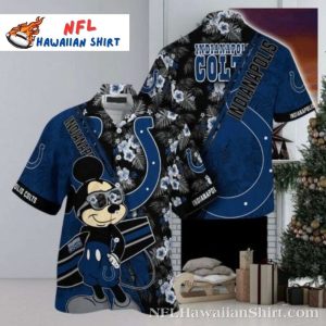 Cartoon Icon In Festive Mood – Mickey Indianapolis Colts Seasonal Hawaiian Shirt