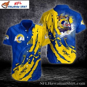 Champions Aura Los Angeles Rams Hawaiian Shirt – Bold Graphic Impact