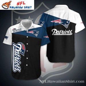 Championship Legacy Split Design New England Patriots Hawaiian Shirt