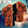 Cincinnati Bengals Monochrome Bloom Hawaiian Shirt