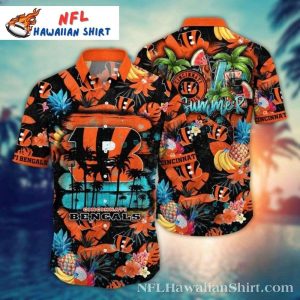 Cincinnati Bengals Summer Pineapple Party Hawaiian Shirt