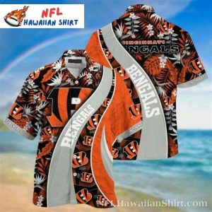 Cincinnati Bengals Tropical Wave Aloha Shirt – Bengals Ocean Breeze Hawaiian Shirt