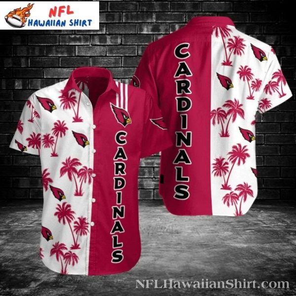 Classic Cardinals Paradise Pink And White Hawaiian Shirt