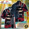 Customized Patriotic Playmaker Houston Texans Mickey Mouse Hawaiian Shirt