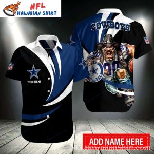 Dallas Cowboys Battle Ready Hawaiian Shirt – Custom Name And Number Tailoring