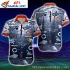 Deep Ocean Shark Encounter Chicago Bears Personalized Hawaiian Shirt