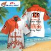 Distressed Splash Cincinnati Bengals Hawaiian Shirt – Urban Edge Bengals Aloha Shirt