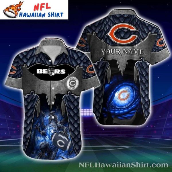 Dragon Dark Mystical – Chicago Bears Themed Hawaiian Shirt