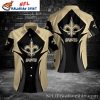 Elegant Gold Play – NFL Saints Hawaiian Shirt With Fleur-de-Lis Accents