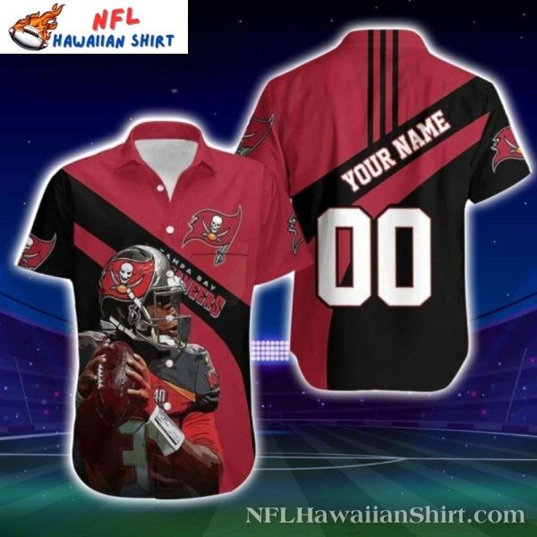 Endzone Hustle – Buccaneers Jameis Winston Game Day Hawaiian Shirt