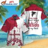 Faith And Football Atlanta Falcons Cross Design Hawaiian Shirt