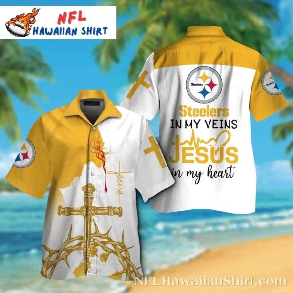 Faith And Football – Pittsburgh Steelers Spiritual Aloha Shirt