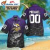 Fishing With Skol Custom Name Minnesota Vikings Hawaiian Shirt