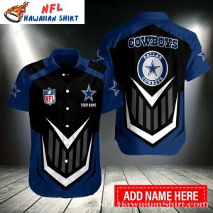 Geometric Precision Dallas Cowboys Tropical Hawaiian Shirt