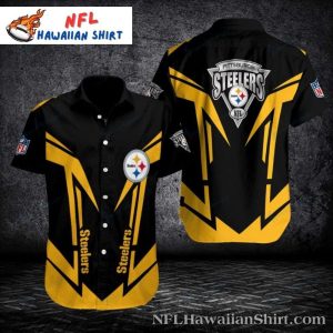 Golden Edge – Sharp Angles Pittsburgh Steelers Tropical Shirt