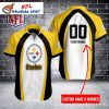 Golden Gridiron Glory Pittsburgh Steelers Personalized Hawaiian Shirt