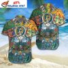 Grateful Jacksonville Jaguars – Psychedelic Beach Vibes Aloha Shirt