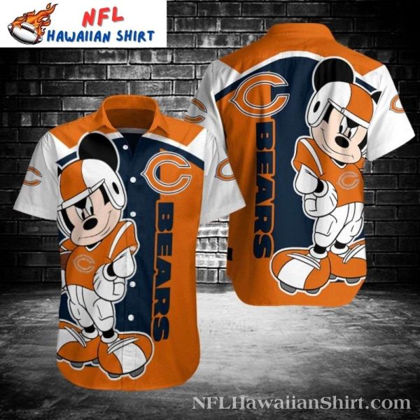 Gridiron Mascot – Chicago Bears Mickey Animated Play Hawaiian Shirt