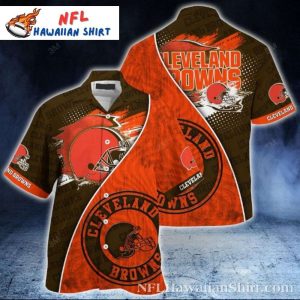 Gritty Smoke Cleveland Browns Hawaiian Shirt – Urban Gridiron Style