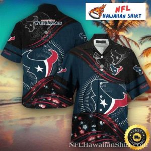 Houston Texans Cosmic Swirl Hawaiian Shirt – Galactic Fanfare Series