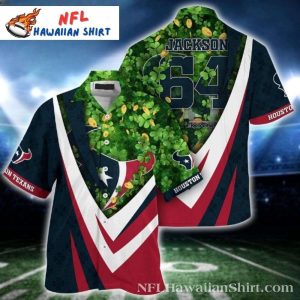 Houston Texans Lucky Clovers Field Hawaiian Shirt – Green Iron Strategy