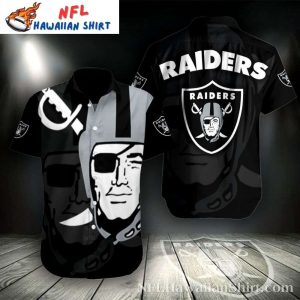 Iconic Silver And Black – Las Vegas Raiders Casual Hawaiian Shirt