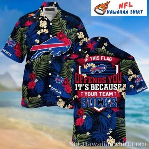 If This Flag Offends You Your Team Sucks – Hawaiian Buffalo Bills Shirt