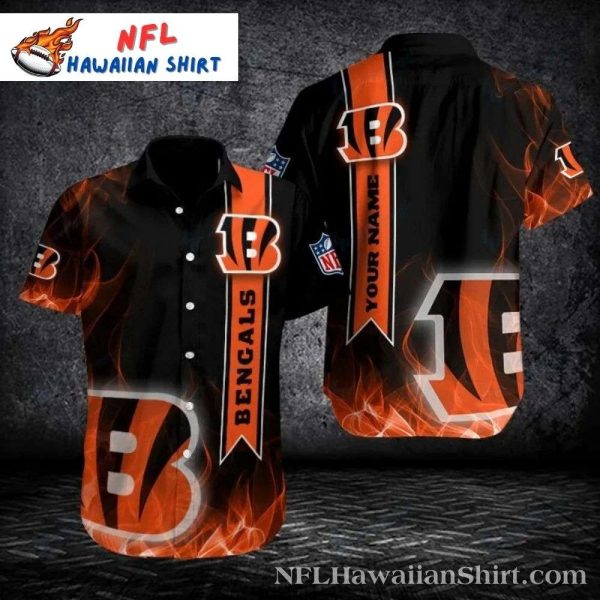 Inferno Spirit Cincinnati Bengals Hawaiian Shirt – Fiery Passion Bengals Aloha Shirt