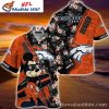 Island Sunset – Denver Broncos Aloha Shirt With Mickey