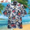 Island Sunset – Tennessee Titans Floral Hawaiian Shirt