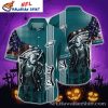 Jason Voorhees NFL Philadelphia Eagles American Flag Halloween Hawaiian Shirt