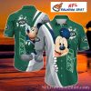 Jetsetters’ Disney Adventure – NY Jets Hawaiian Shirt With Mickey Graphic