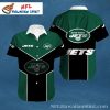 Jetting To Paradise – New York Jets Logo Aloha Shirt