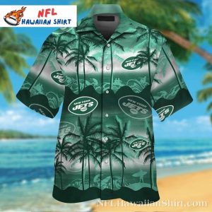 Jetting Tropics Full Print New York Jets Hawaiian Shirt – Jets Island Vibe Aloha Shirt